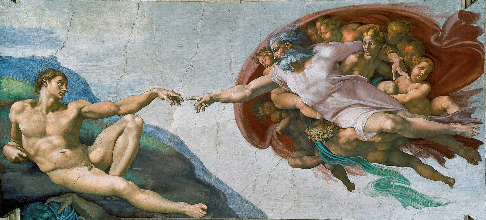 Michelangelo Erschaffung Adams